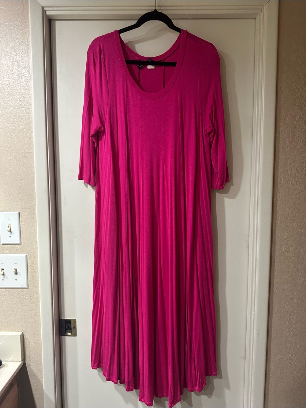 MOA USA Bright Fuchsia Maxi Dress